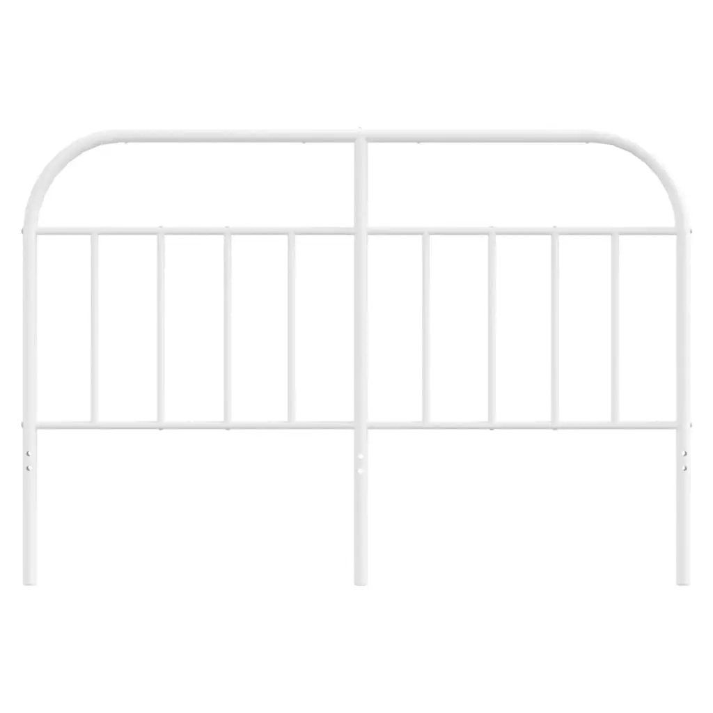 Metal Headboard White 137 cm 353716