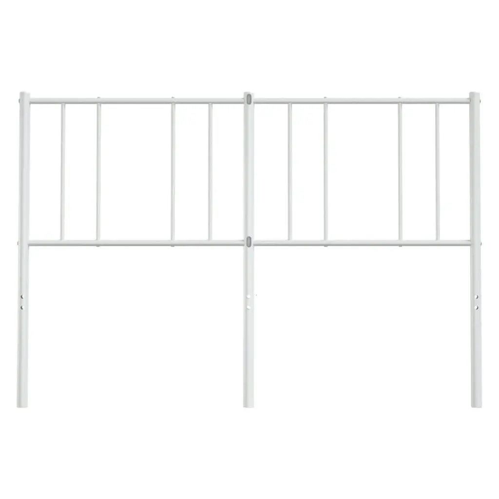 Metal Headboard White 152 cm 352563