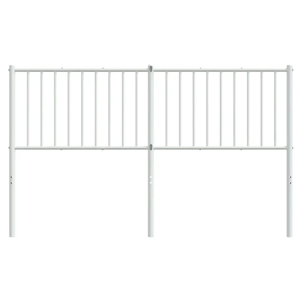 Metal Headboard White 152 cm 350965