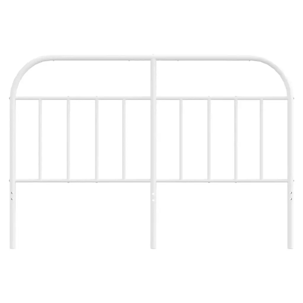 Metal Headboard White 152 cm Queen 353718