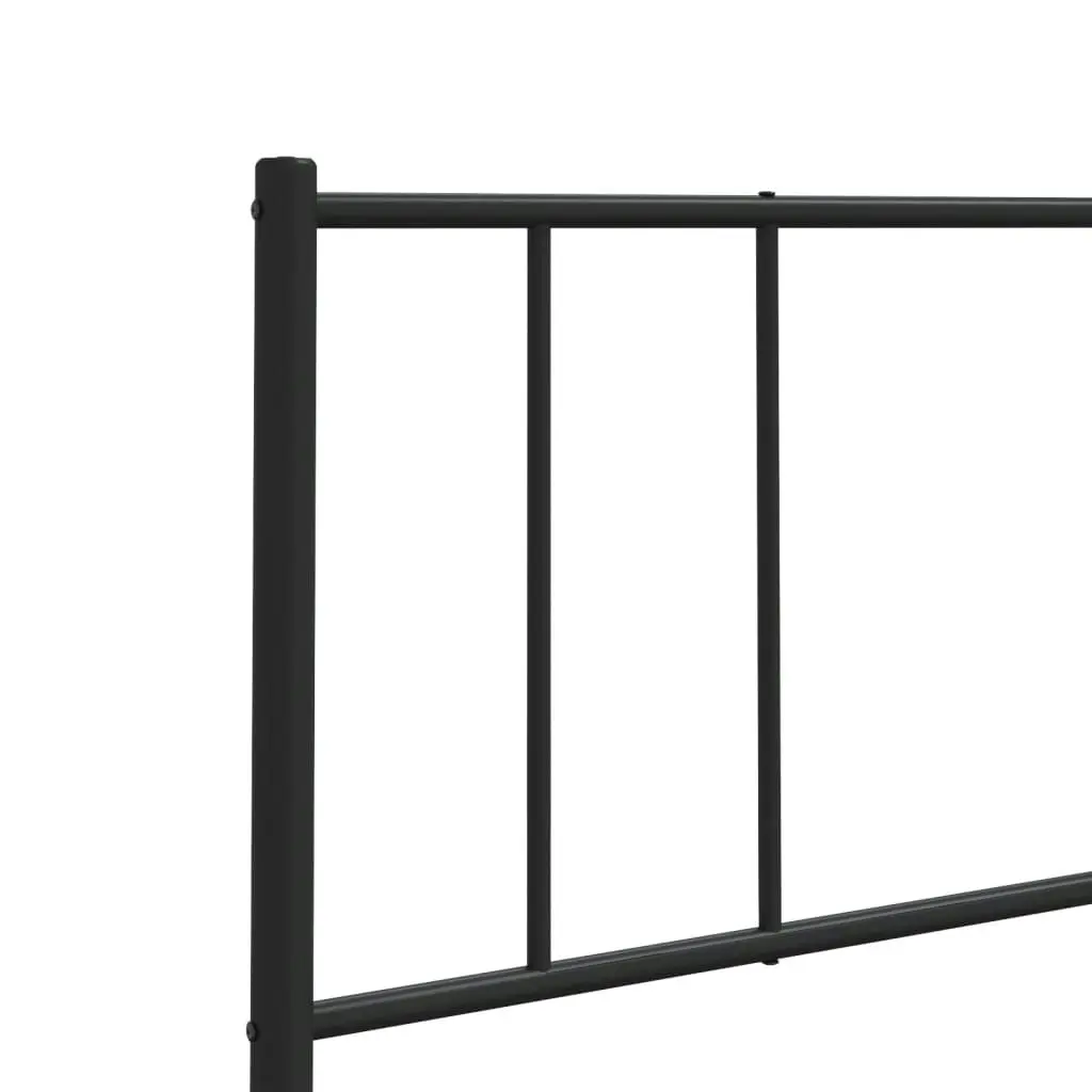 Metal Headboard Black 183 cm 352516