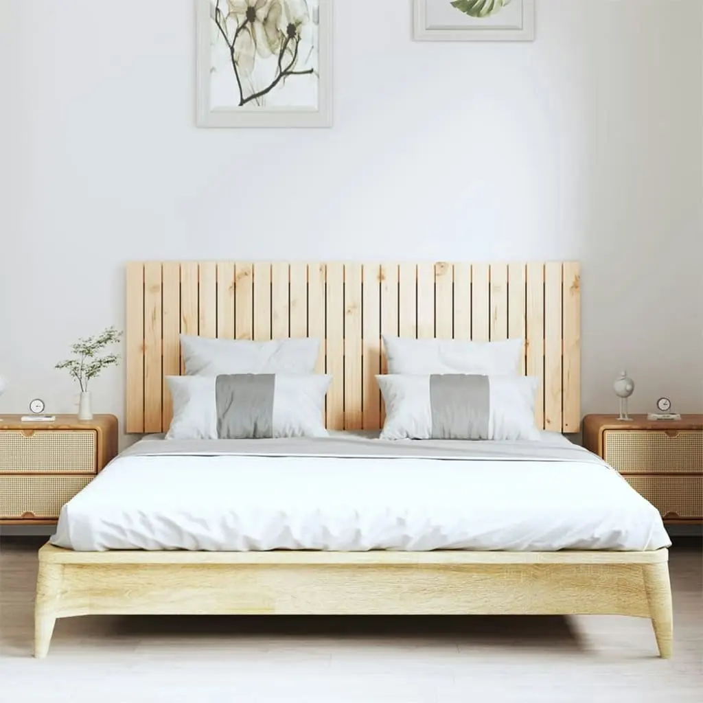 Wall Headboard 159.5 cm Solid Wood Pine 824848