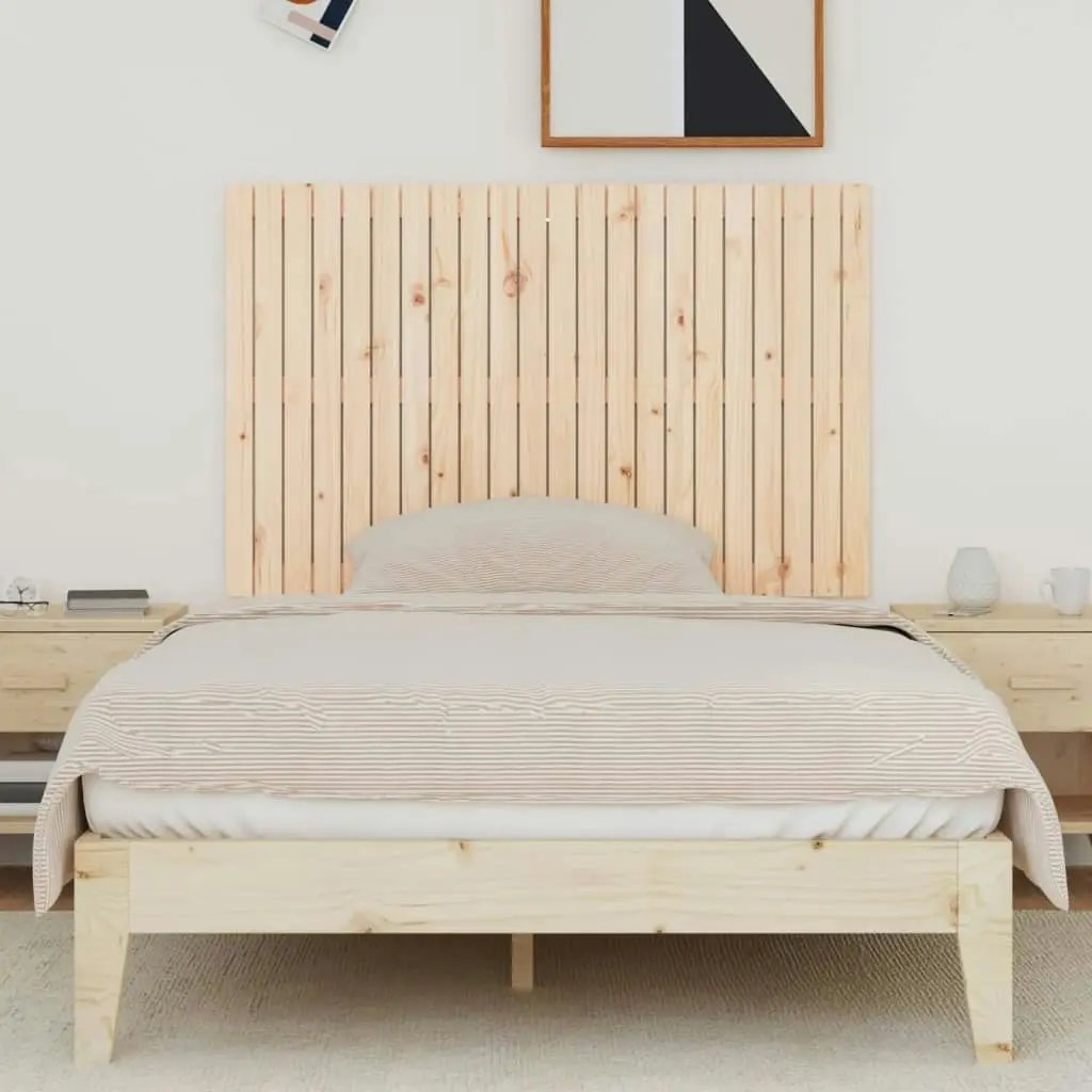 Wall Headboard 140 cm Solid Wood Pine 824918