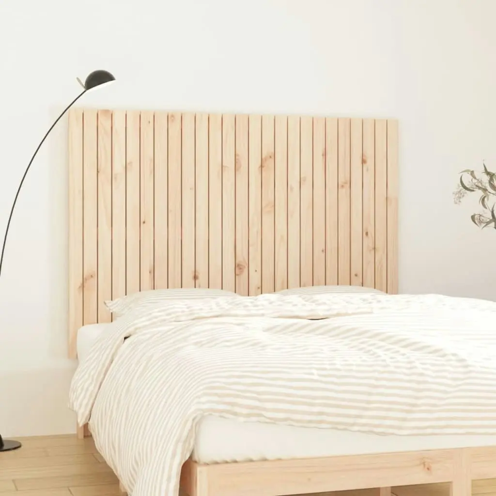 Wall Headboard 159.5x3x110 cm Solid Wood Pine 824948