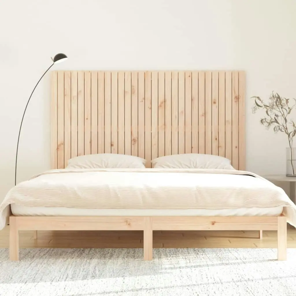 Wall Headboard 185 cm Solid Wood Pine 824963