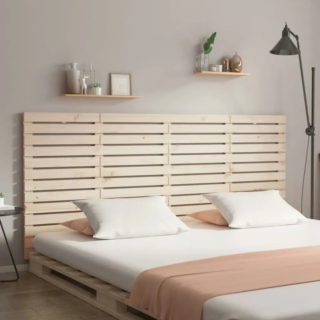 Wall Headboard 156x3x91.5 cm Solid Wood Pine 824688