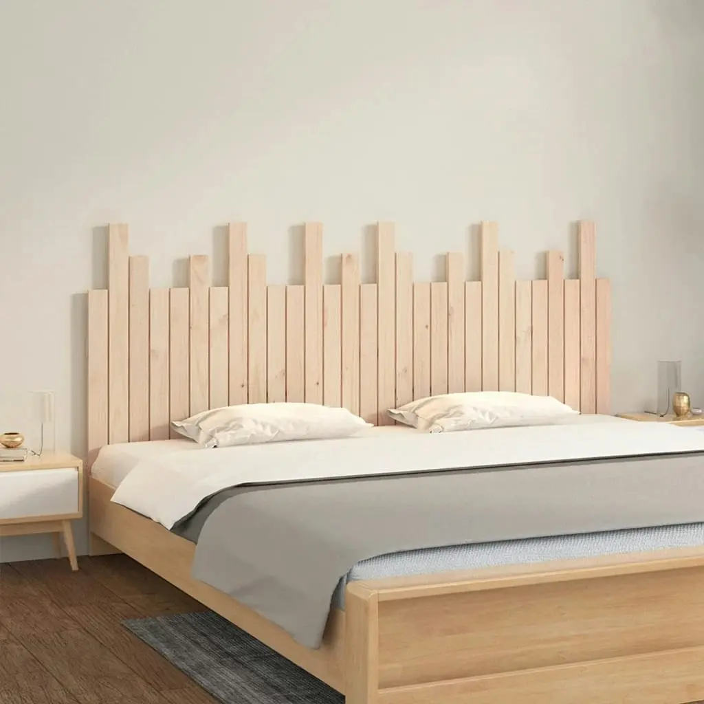 Wall Headboard 185 cm Solid Wood Pine 824813