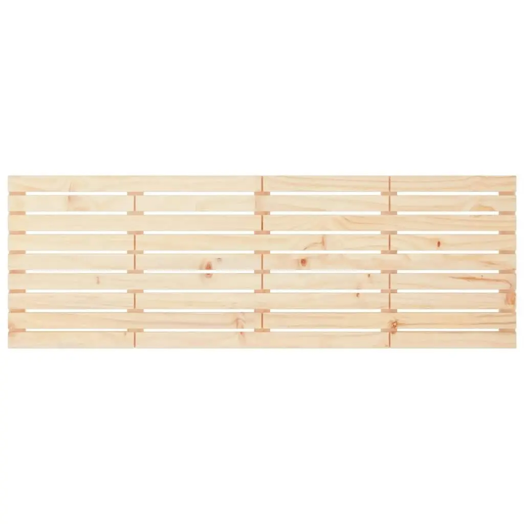 Wall Headboard 186x3x63 cm Solid Wood Pine 824753