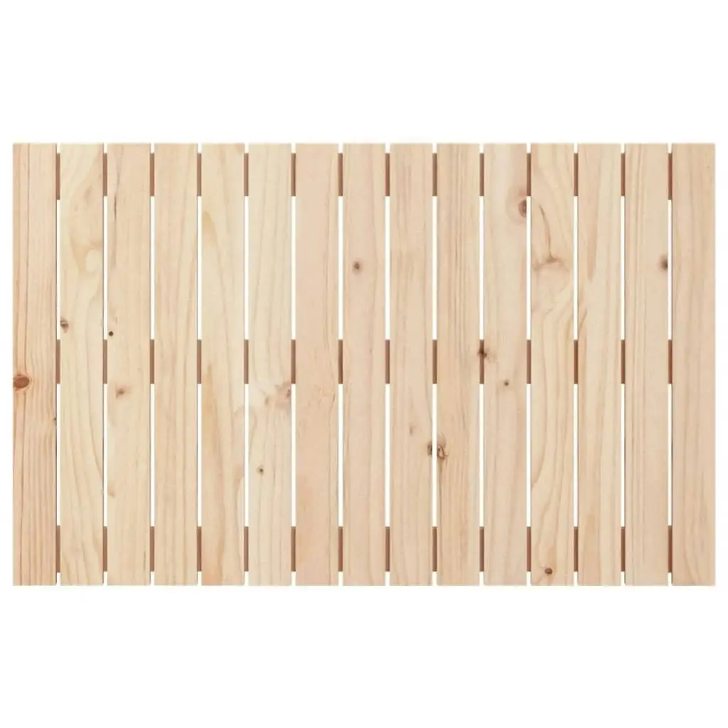 Wall Headboard 95.5x3x60 cm Solid Wood Pine 824833