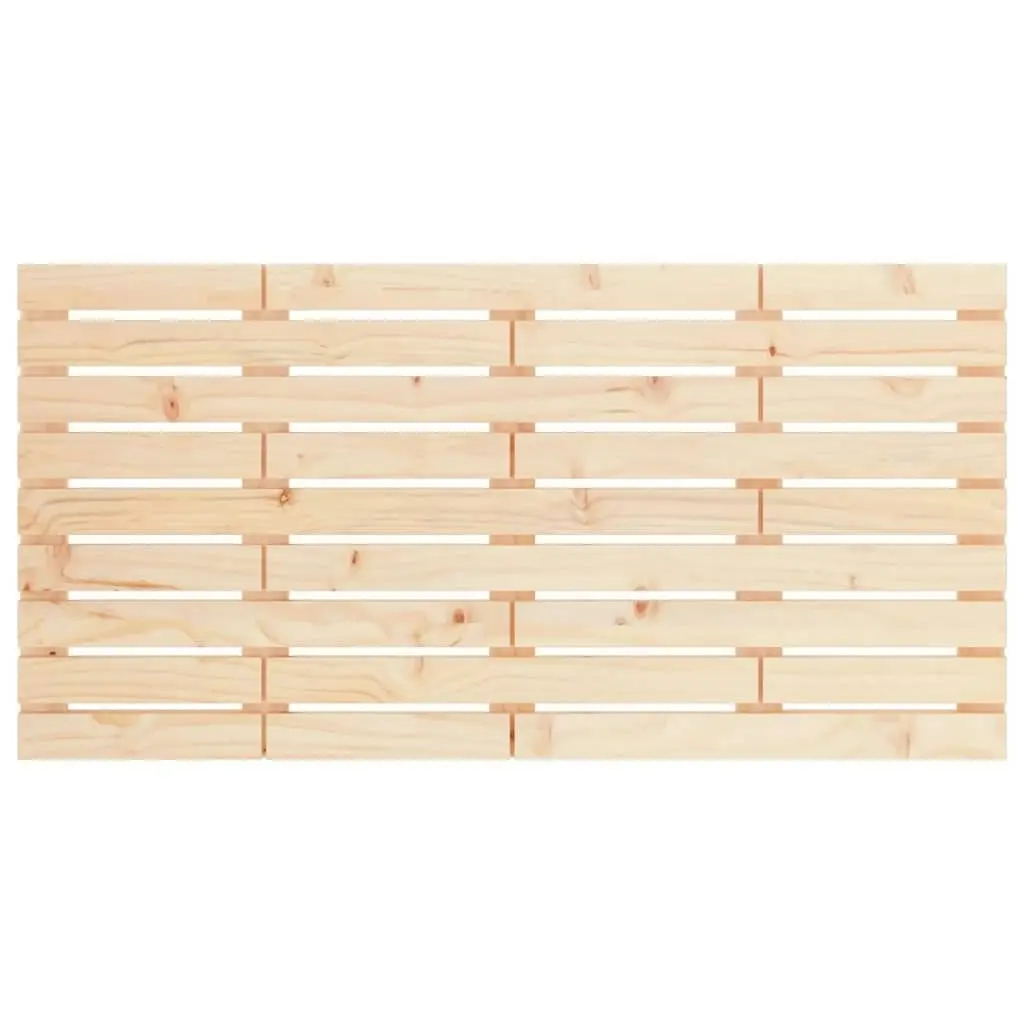 Wall Headboard 156x3x63 cm Solid Wood Pine 824738