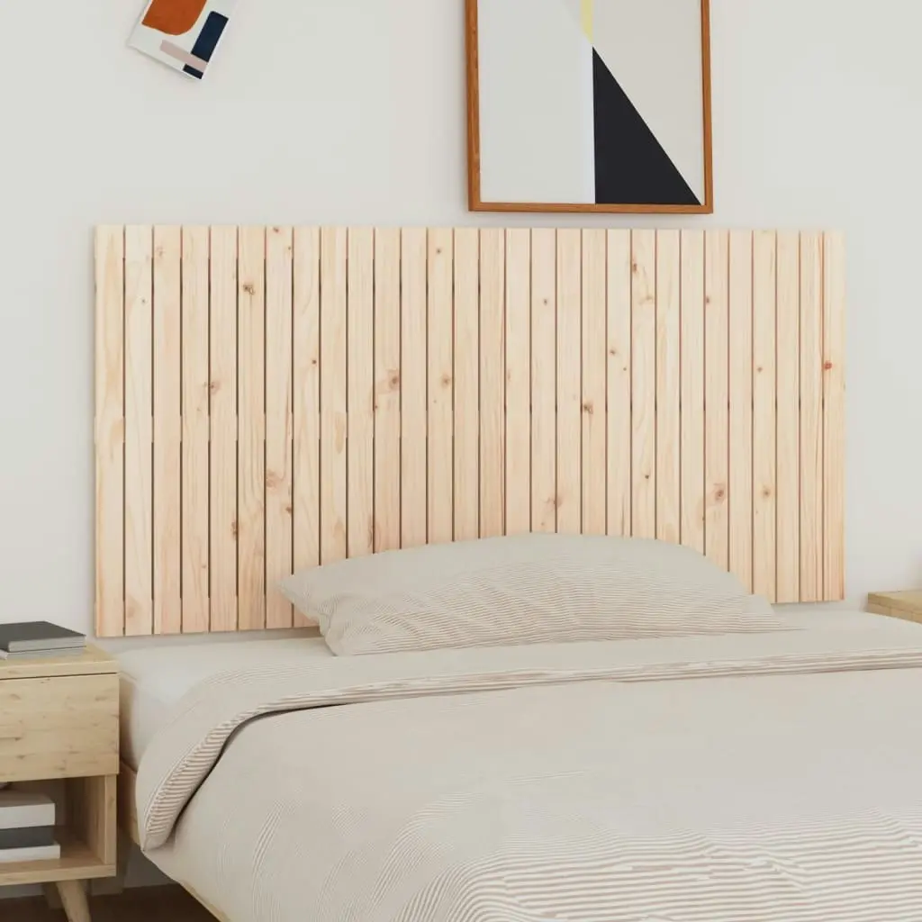 Wall Headboard 185x3x90 cm Solid Wood Pine 824913