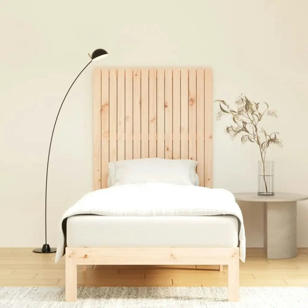 Wall Headboard 95.5x3x110 cm Solid Wood Pine 824933