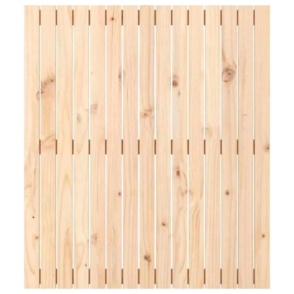 Wall Headboard 95.5x3x110 cm Solid Wood Pine 824933