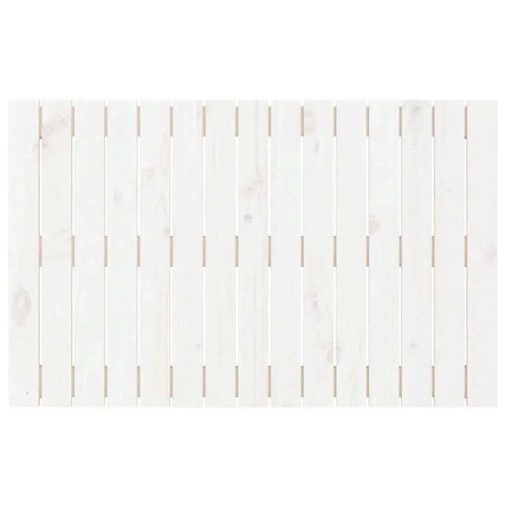 Wall Headboard White 95.5 cm Solid Wood Pine 824834