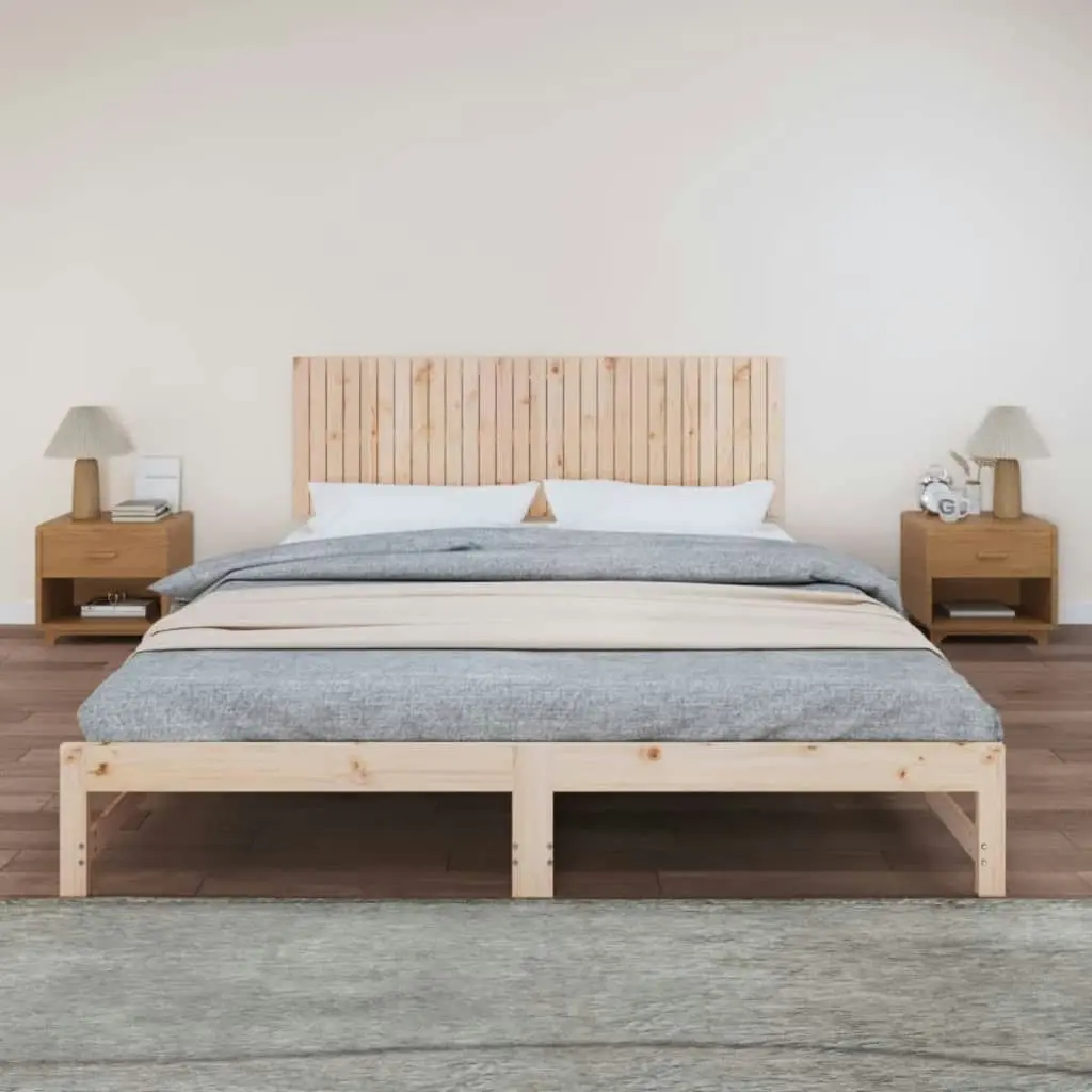 Wall Headboard 185 cm Solid Wood Pine 824863