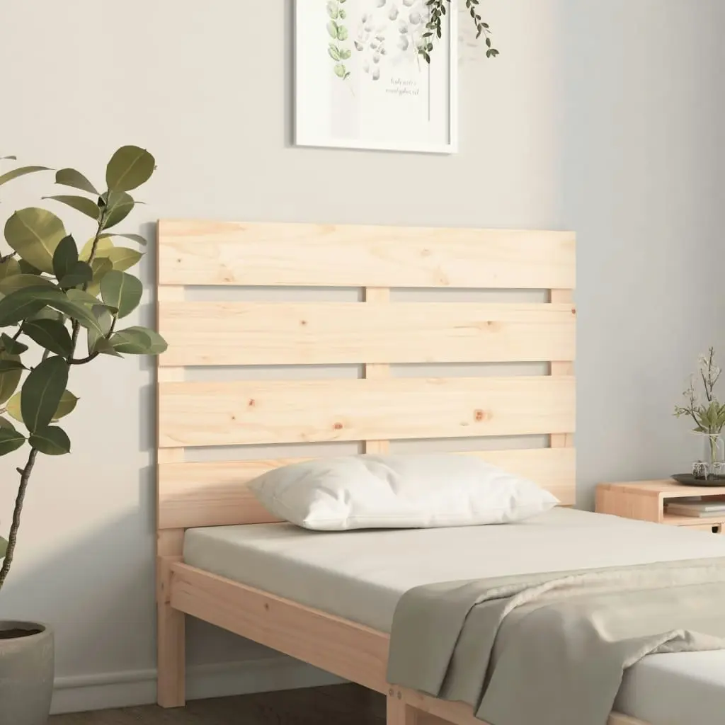 Headboard 100 cm Solid Wood Pine 821332