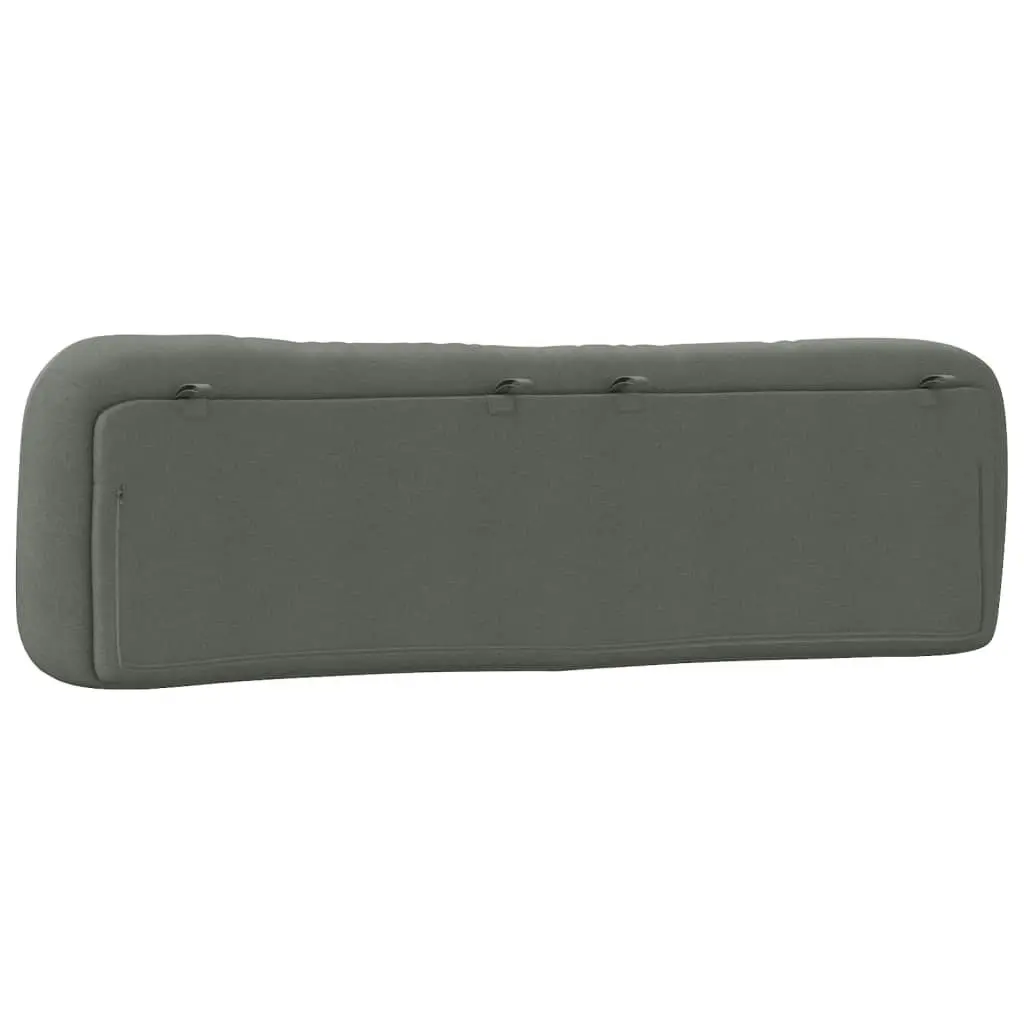 Headboard Cushion Dark Grey 180 cm Fabric 3207685