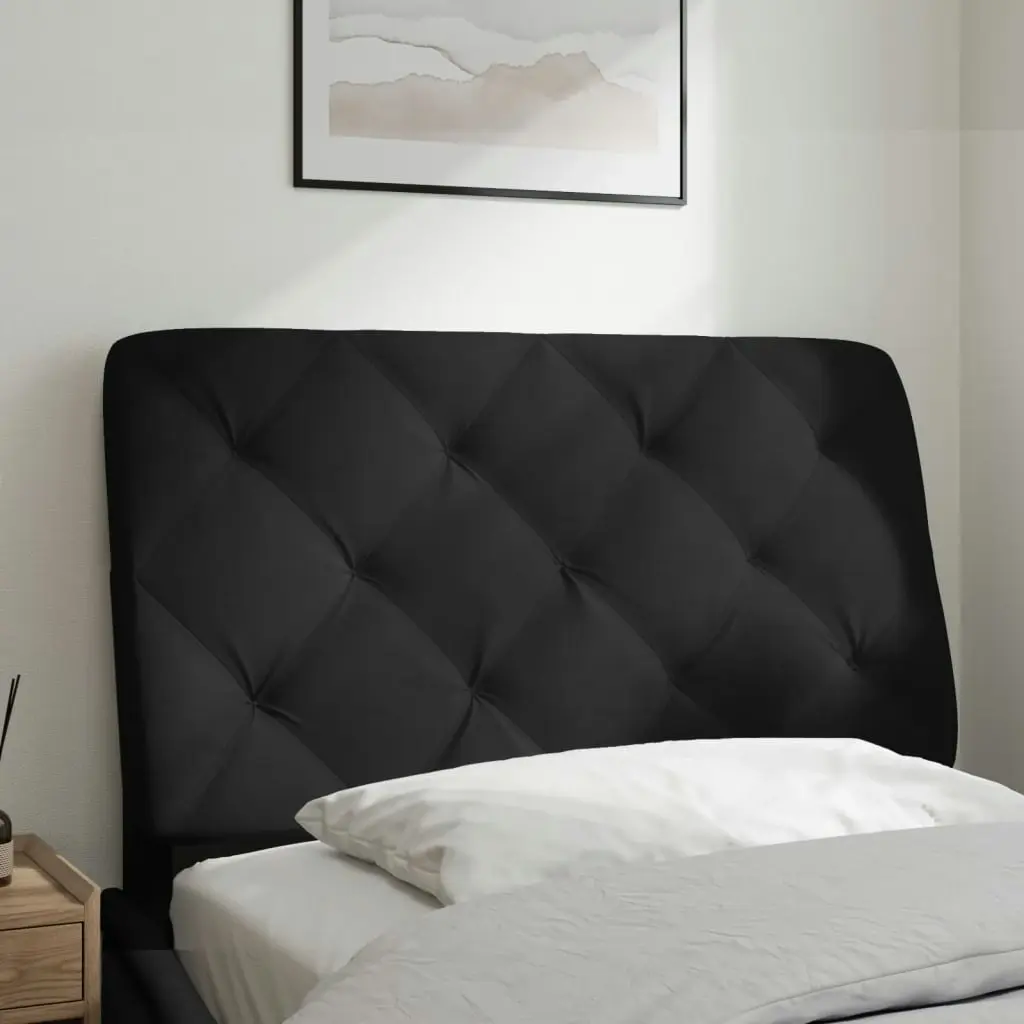 Headboard Cushion Black 90 cm Velvet 374710