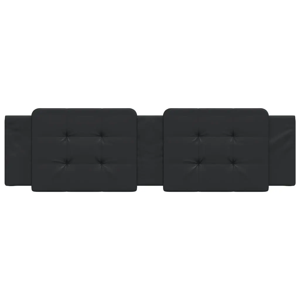 Headboard Cushion Black 180 cm Faux Leather 374873