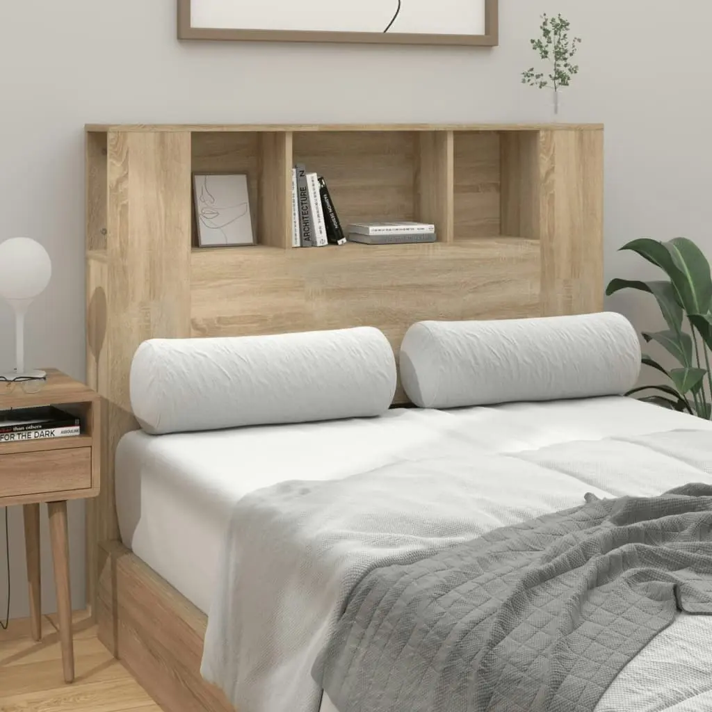 Headboard Cabinet Sonoma Oak 120x18.5x102.5 cm 811919