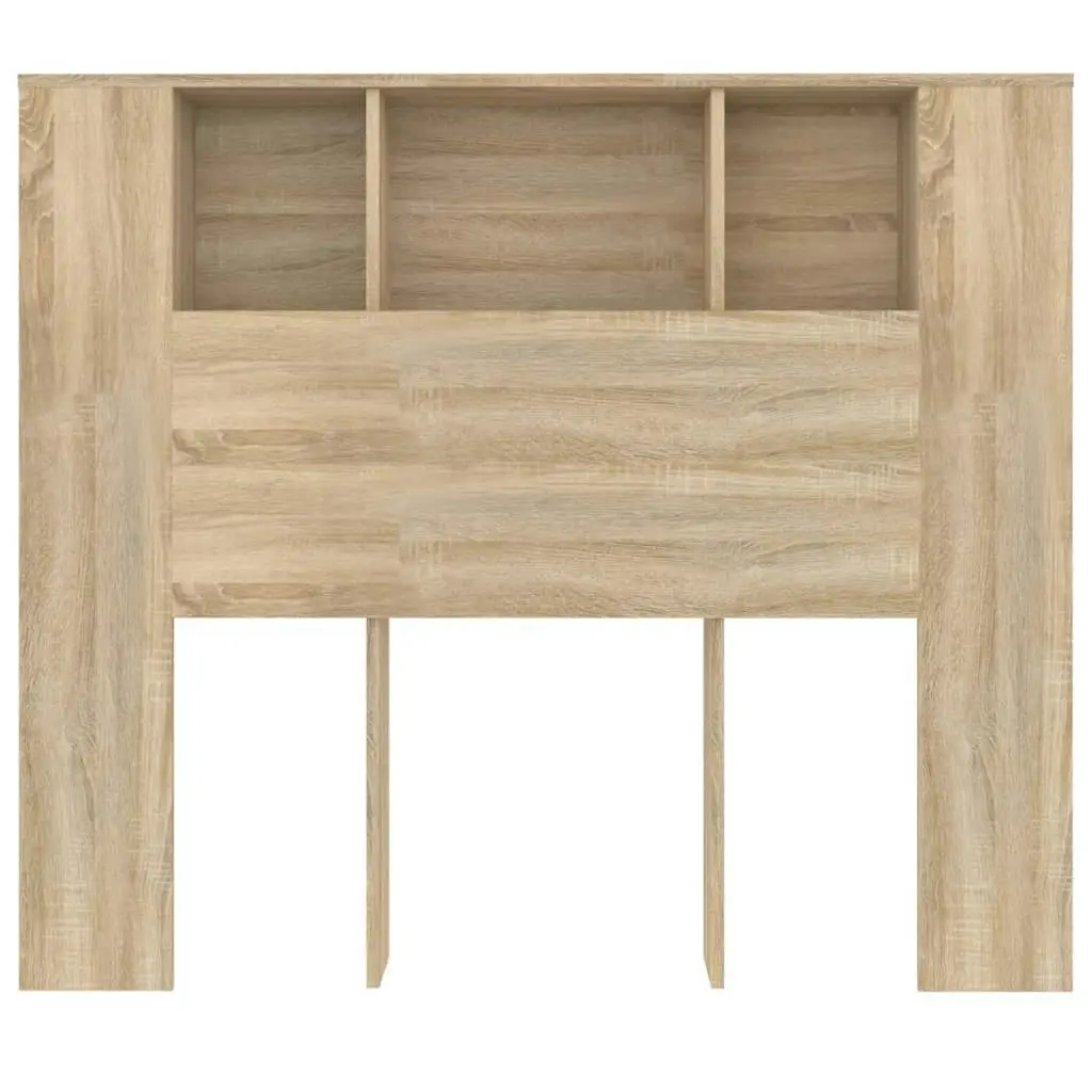 Headboard Cabinet Sonoma Oak 120x18.5x102.5 cm 811919