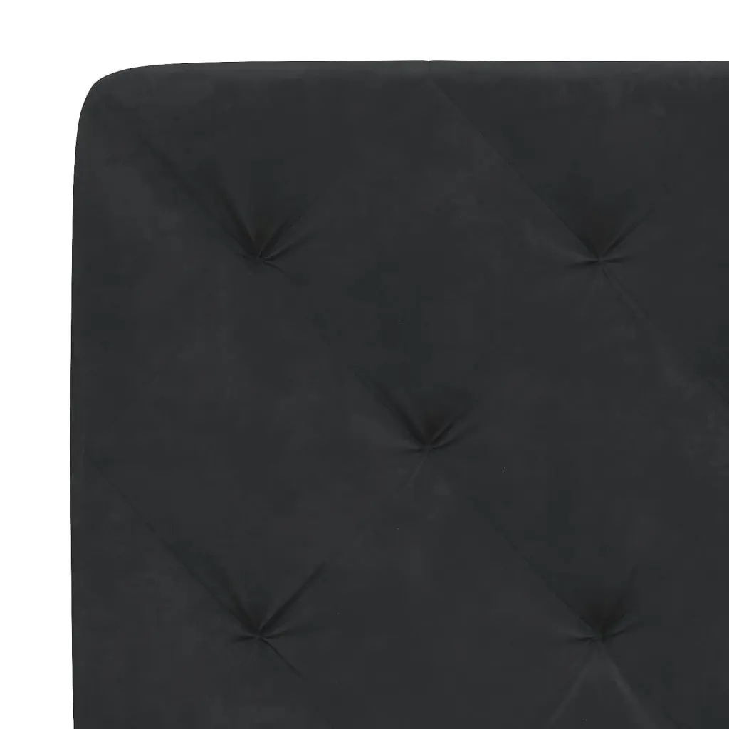 Headboard Cushion Black 180 cm Velvet 3207697