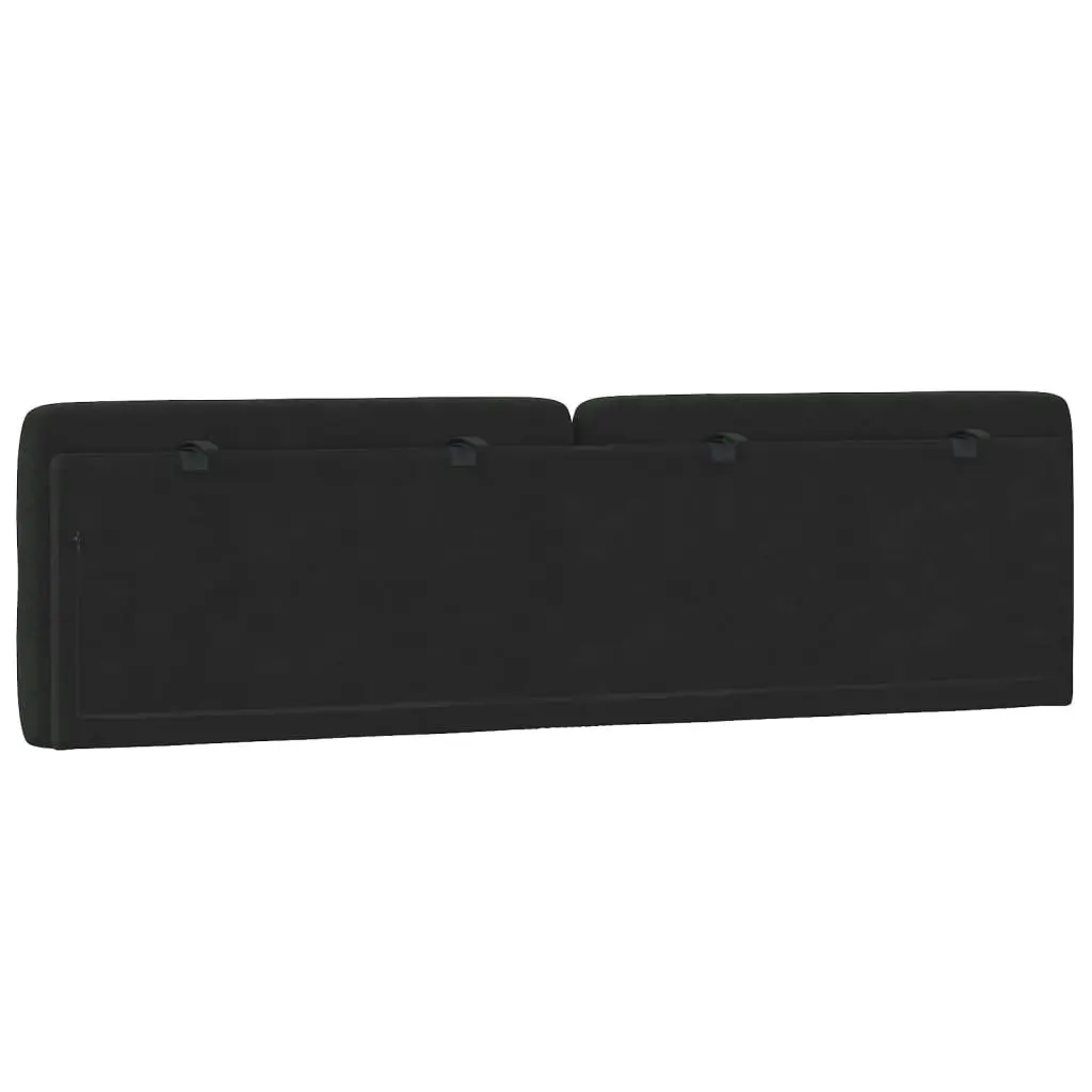 Headboard Cushion Black 180 cm Velvet 3207697