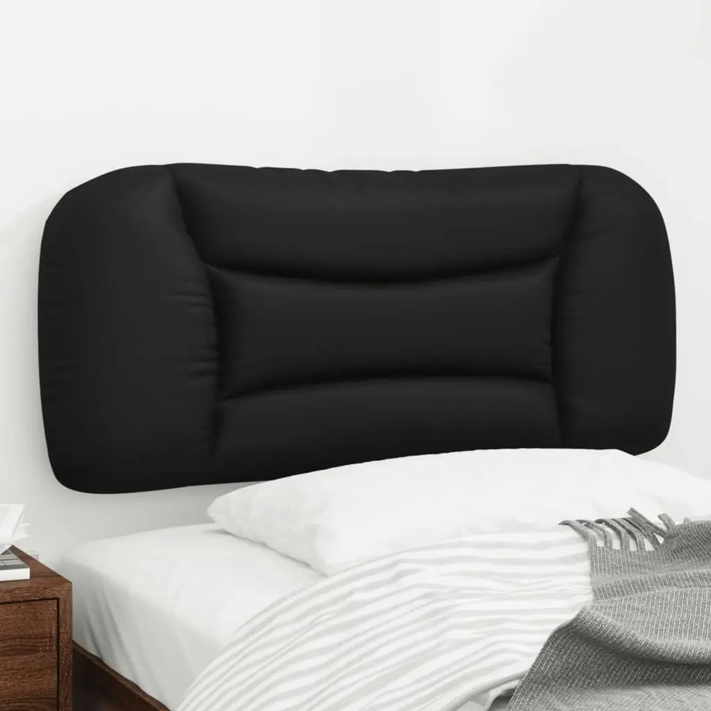 Headboard Cushion Black 90 cm Faux Leather 3207682