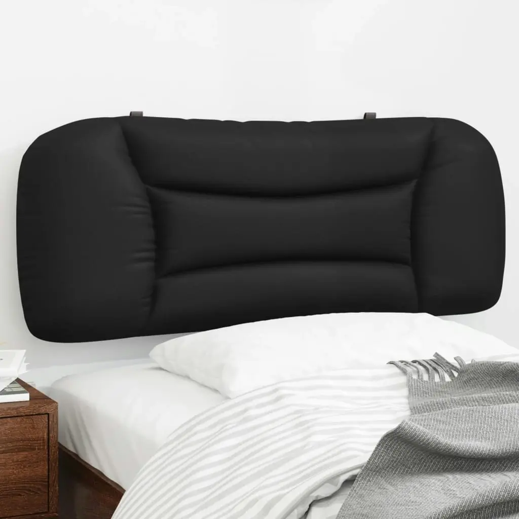 Headboard Cushion Black 107 cm King Single Faux Leather 374639