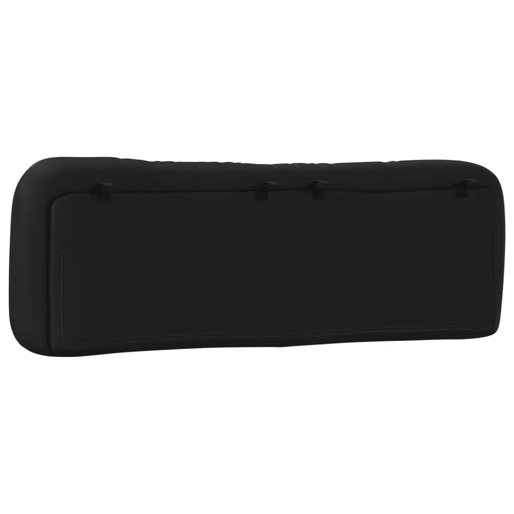 Headboard Cushion Black 153 cm Faux Leather 3207690