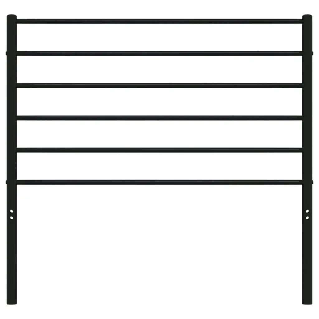 Metal Headboard Black 107 cm 352349