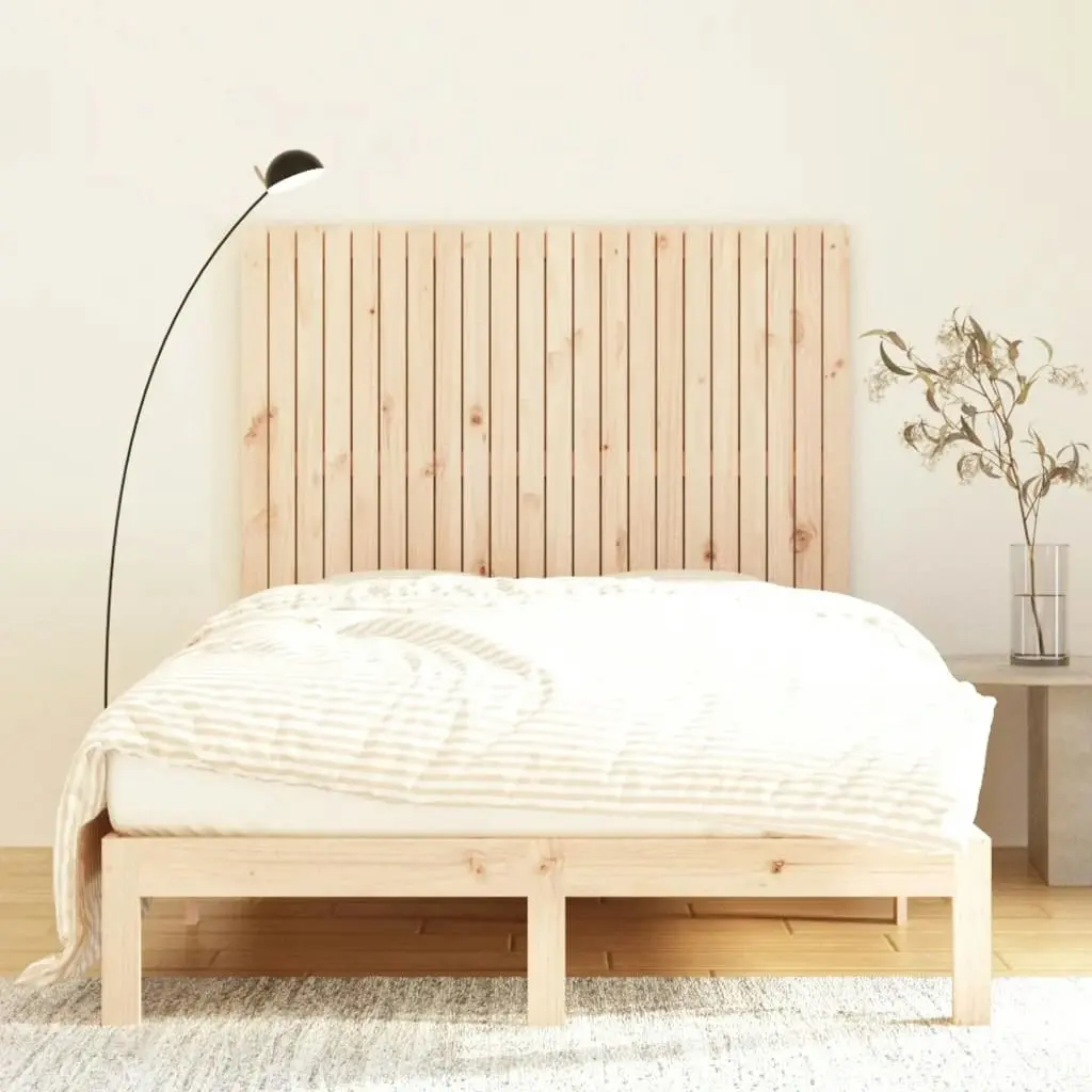 Wall Headboard 140 cm Solid Wood Pine 824968