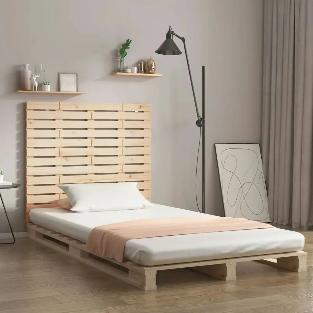 Wall Headboard 141 cm Solid Wood Pine 824708