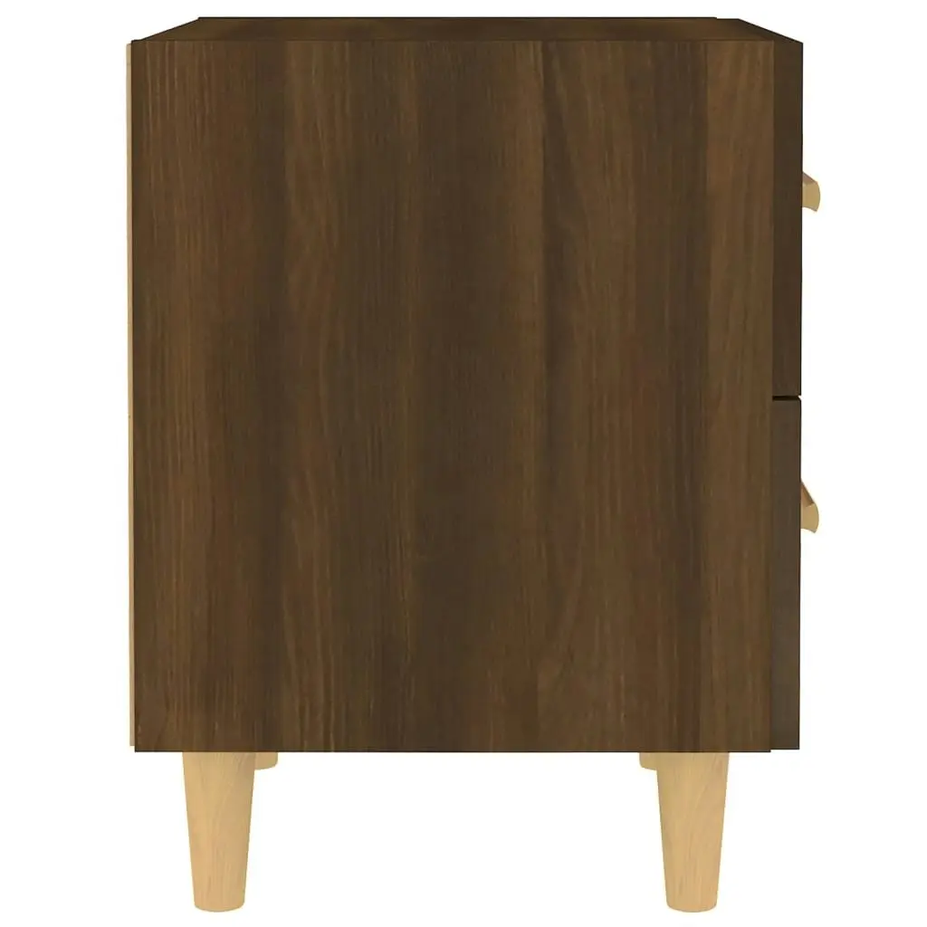 Bed Cabinet Brown Oak 40x35x47.5 cm 817289