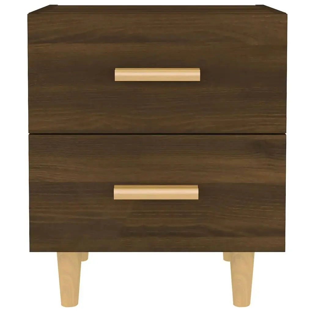 Bed Cabinet Brown Oak 40x35x47.5 cm 817289