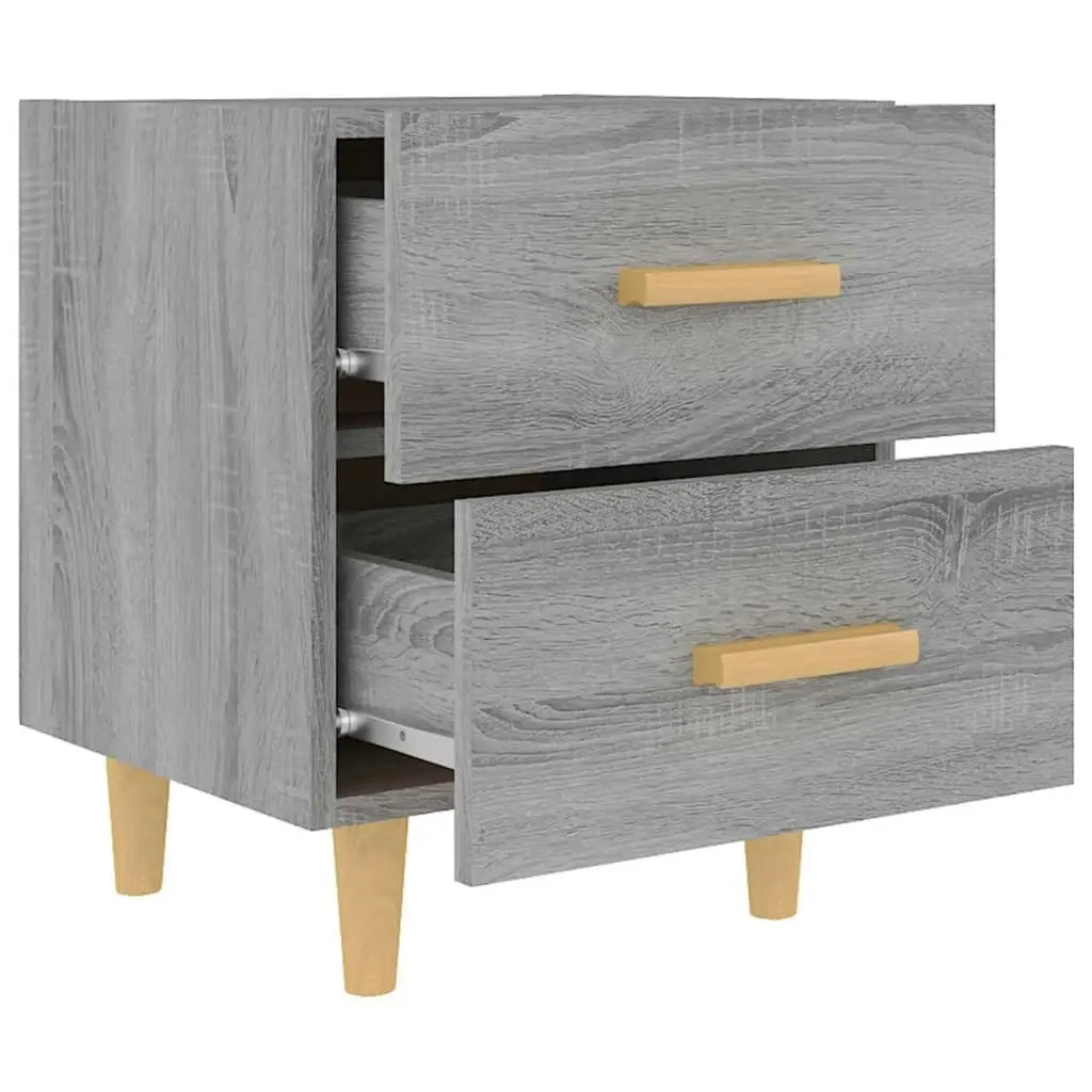 Bed Cabinet Grey Sonoma 40x35x47.5 cm 817287