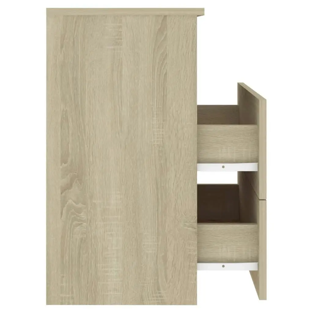 Bed Cabinet Sonoma Oak 50x32x60 cm 803278