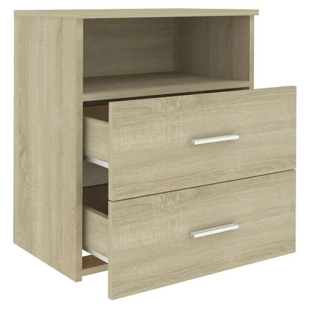 Bed Cabinet Sonoma Oak 50x32x60 cm 803278