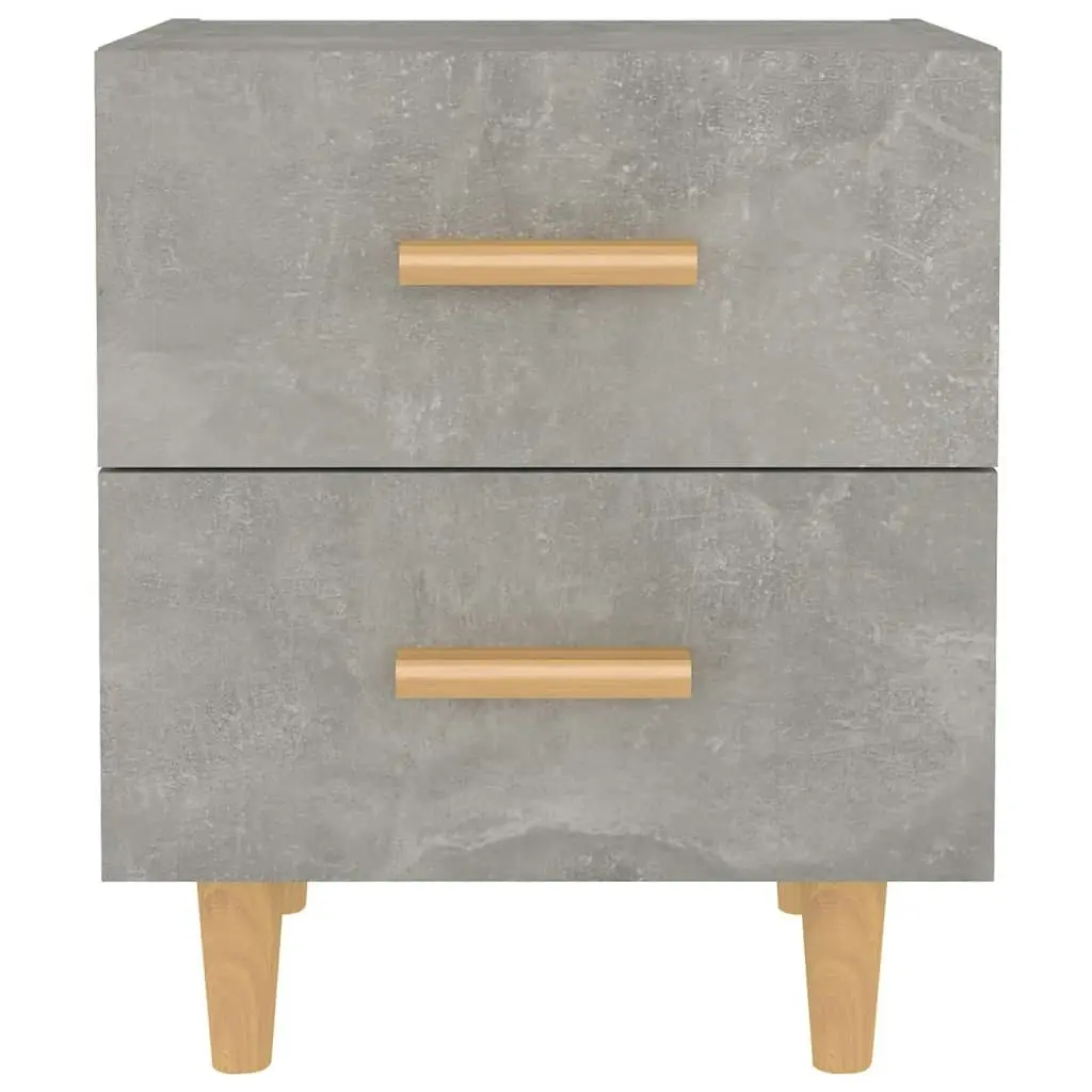 Bed Cabinets 2 pcs Concrete Grey 40x35x47.5 cm 811979