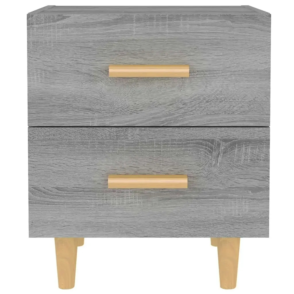 Bed Cabinets 2 pcs Grey Sonoma 40x35x47.5 cm 817288