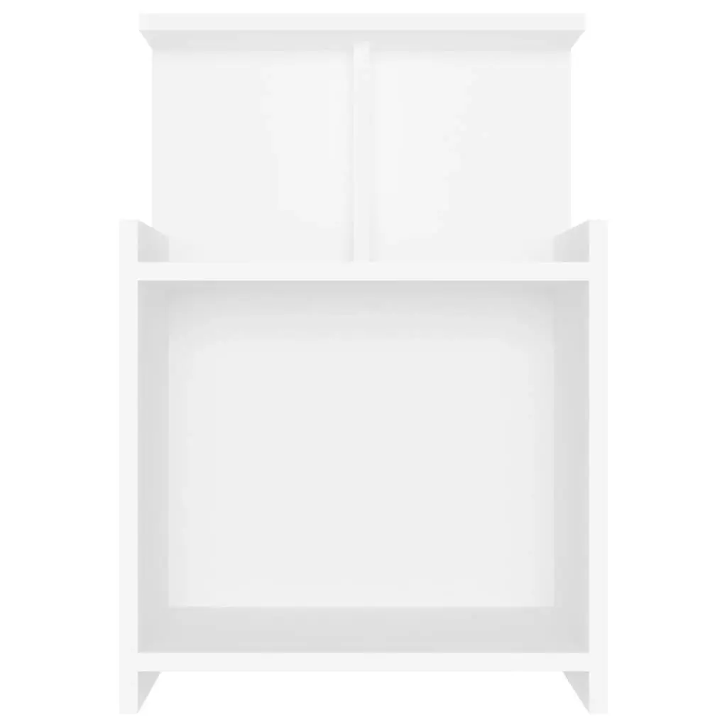 Bed Cabinets 2 pcs White 40x35x60 cm Engineered Wood 806176