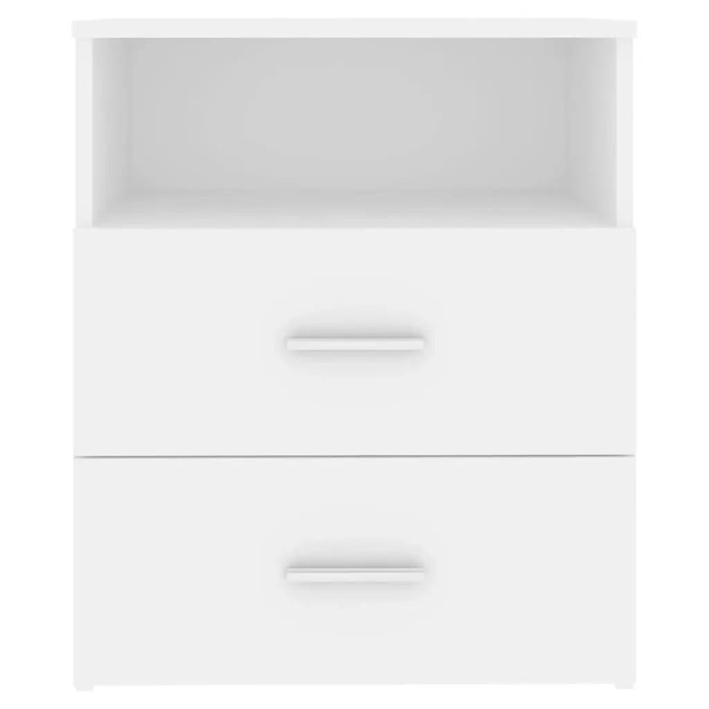 Bed Cabinets 2 pcs White 50x32x60 cm 803273