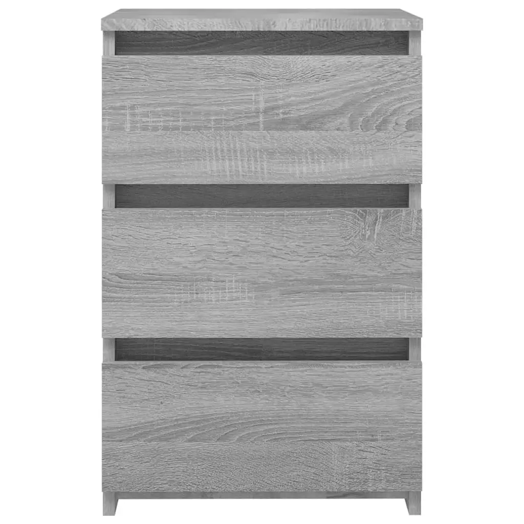 Bed Cabinets 2 pcs  Grey Sonoma 40x35x62.5 cm Engineered Wood 815174