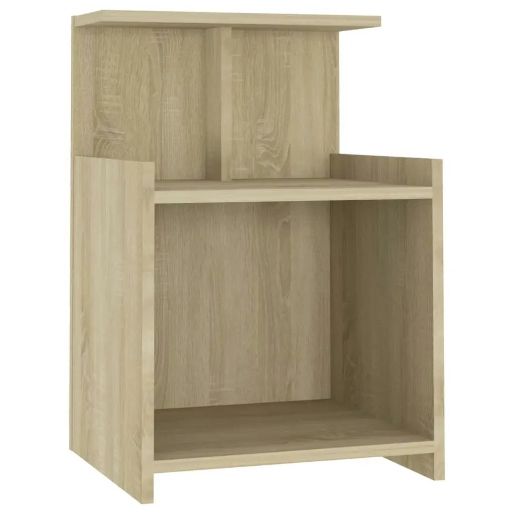 Bed Cabinets 2 pcs Sonoma Oak 40x35x60 cm Engineered Wood 806182