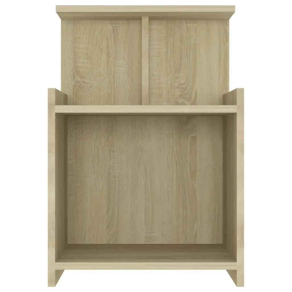 Bed Cabinets 2 pcs Sonoma Oak 40x35x60 cm Engineered Wood 806182