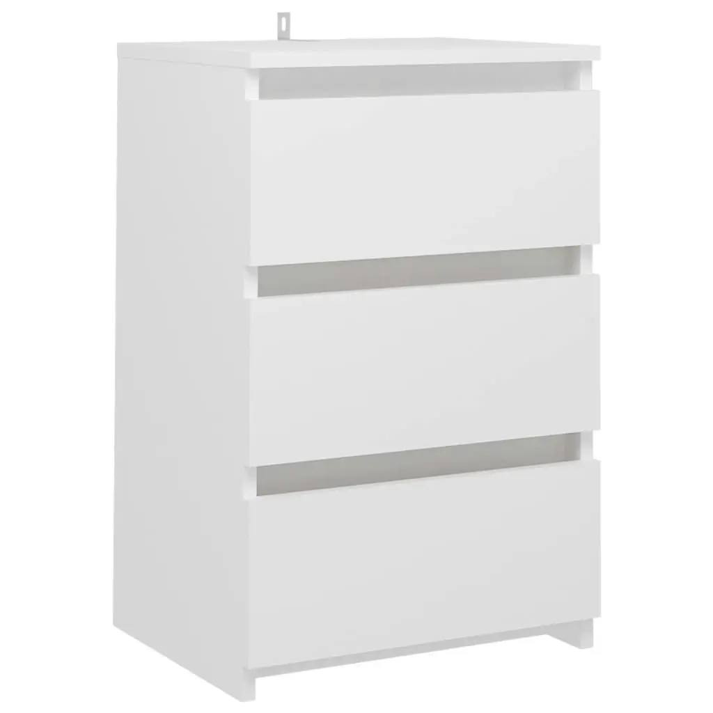 Bed Cabinets 2 pcs White 40x35x62.5 cm Engineered Wood 806212