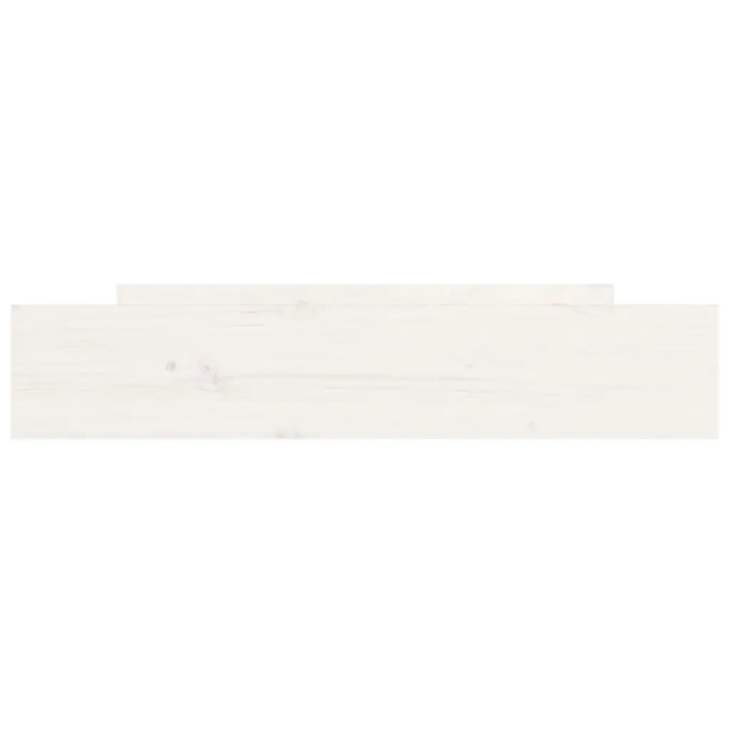 Bed Drawers 2 pcs White Solid Wood Pine 814980