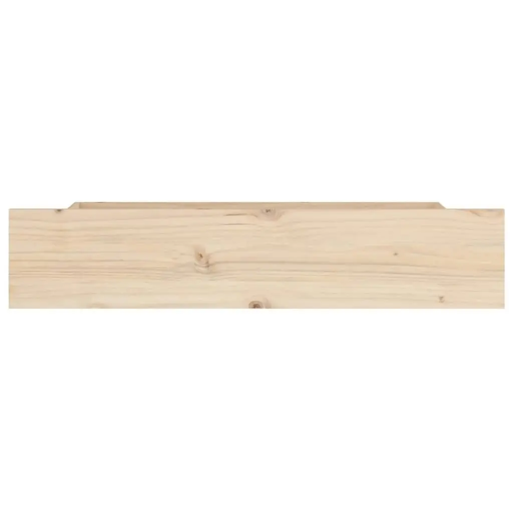 Bed Drawers 4 pcs Solid Wood Pine 814999