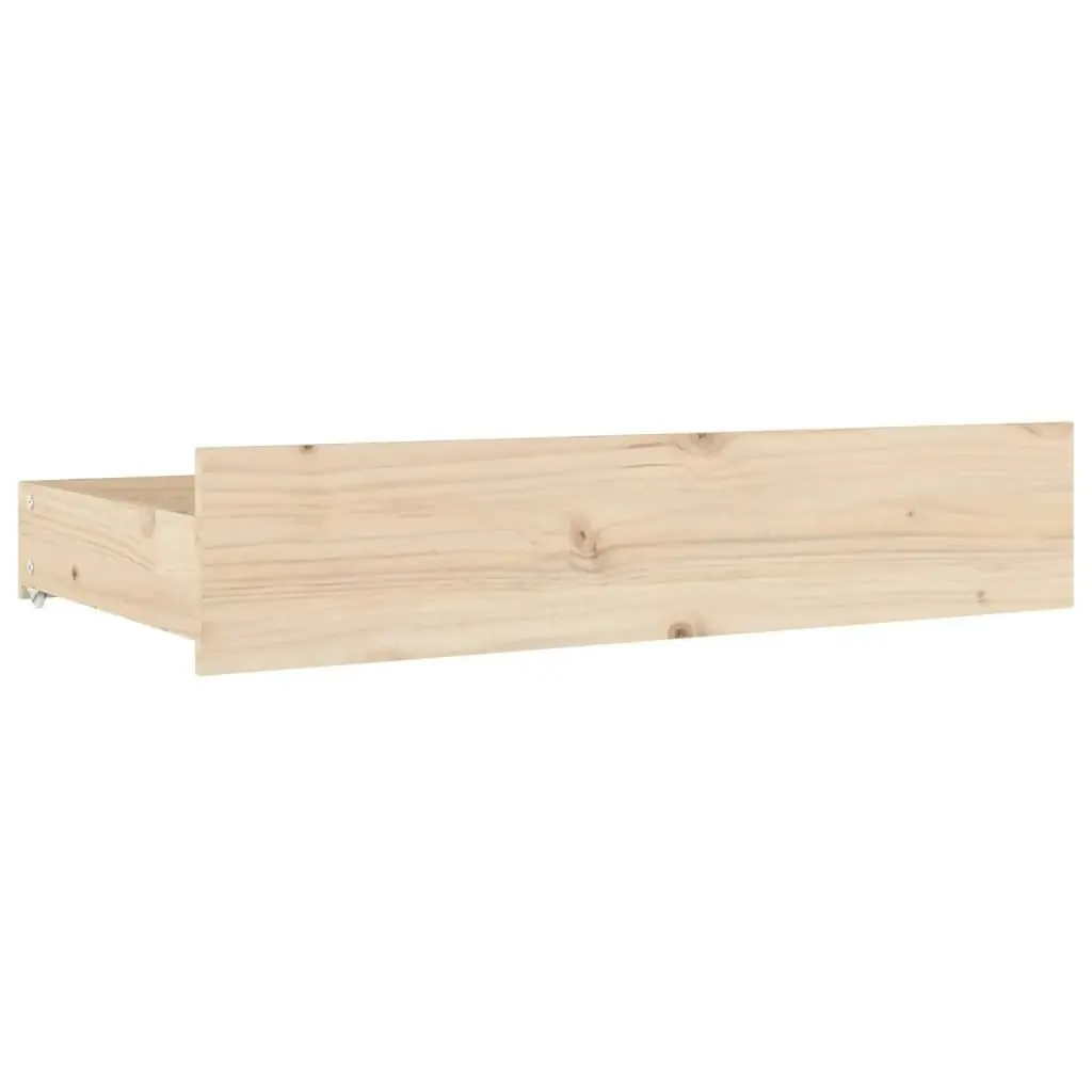 Bed Drawers 4 pcs Solid Wood Pine 814999