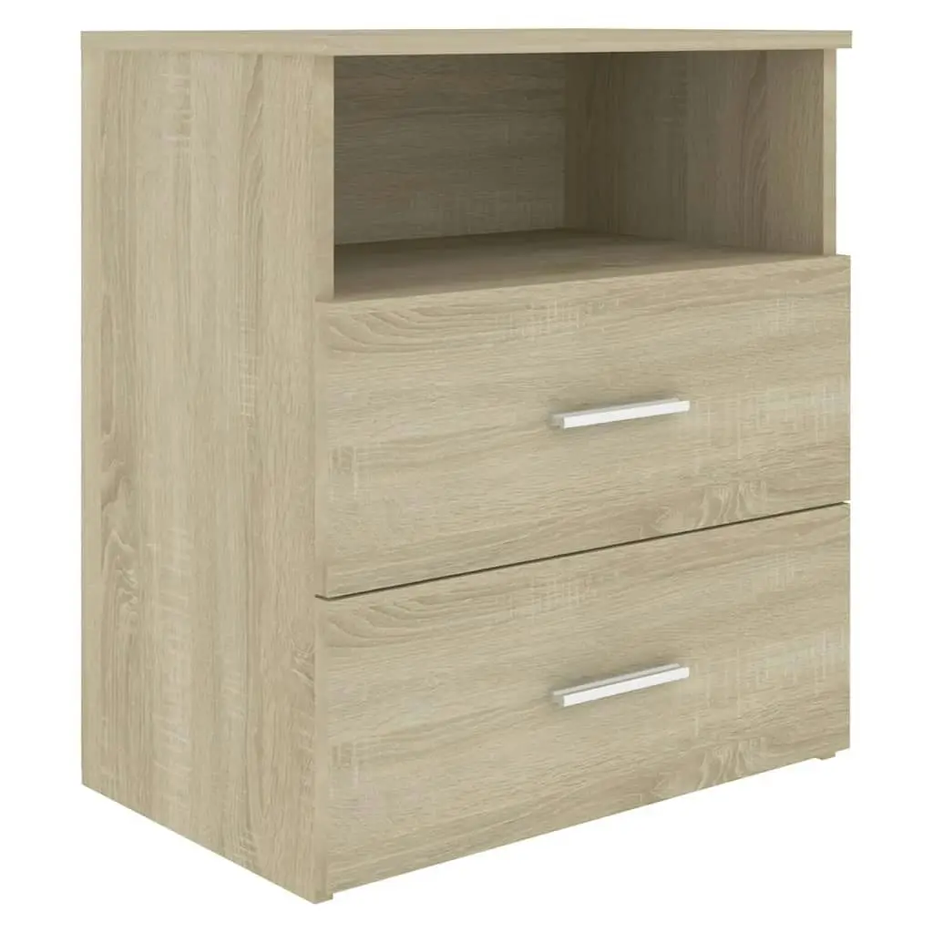 Bed Cabinets 2 pcs Sonoma Oak 50x32x60 cm 803279